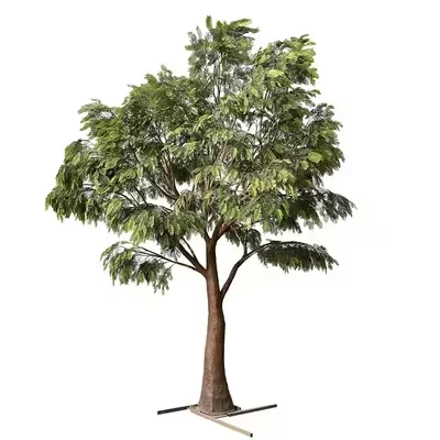 Pokok Landskap Palsu Rintangan Angin